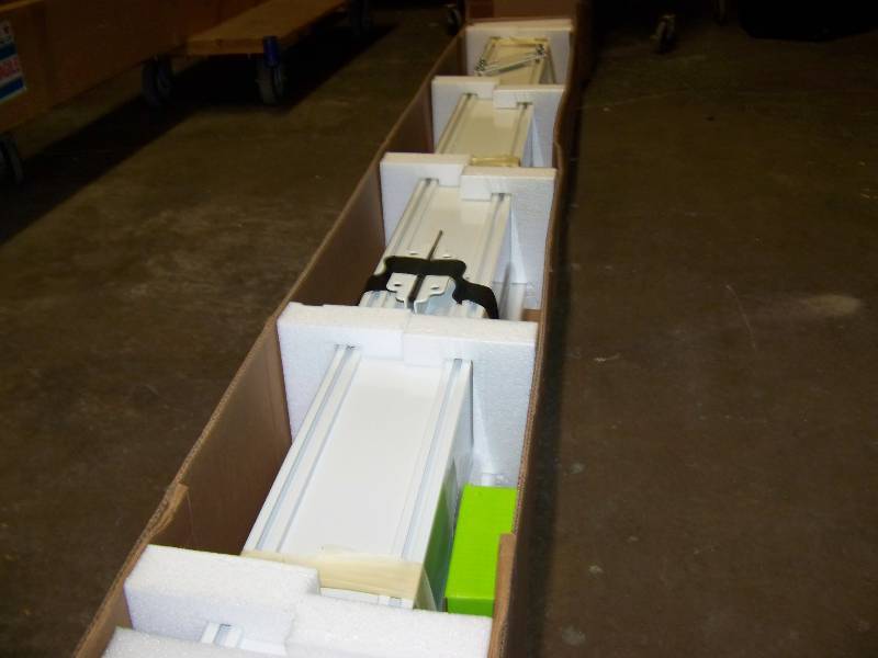 lot 30 image: Da-Lite, Advantage Electrol, Powered  Electric, Projection  Movie Screen with Control  Switch Assembly - NEW IN BOX