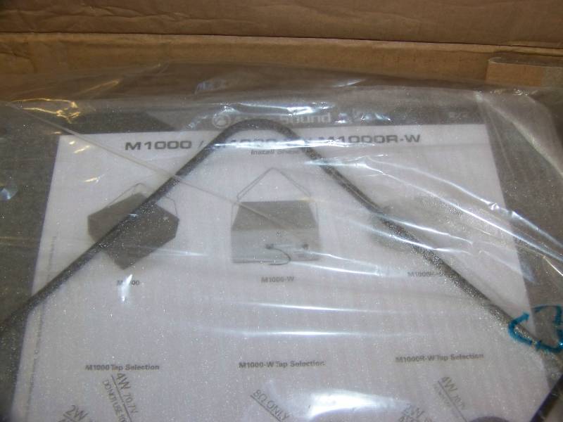 lot 73 image: (2) Atlas Sound, M1000, 8, Speakers  Loudspeakers - NEW IN BOX