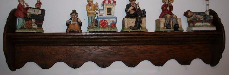 lot 81 image: Wall Shelf with Hooks