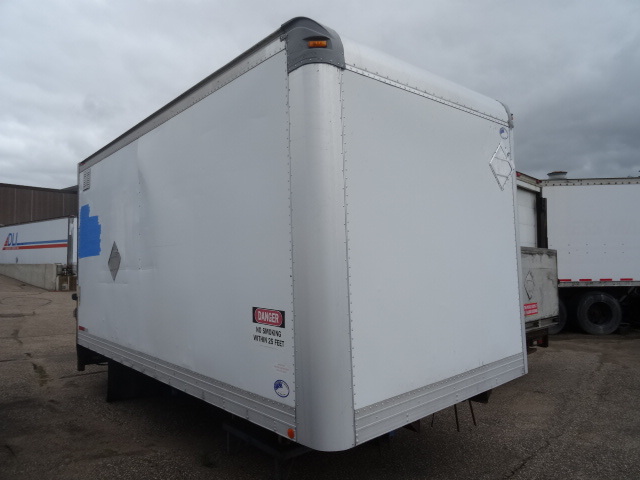 Truck box with aluminum lift gate