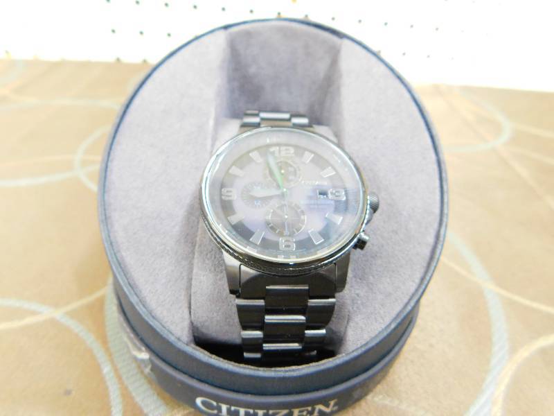 Citizen Mens Eco-Drive Night Hawk Watch, MSRP $450.00