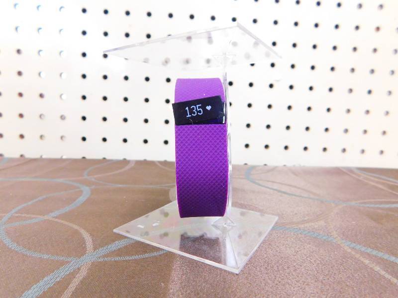Fitbit ChargeHR HeartRateActi Plum Small, MSRP $209.99