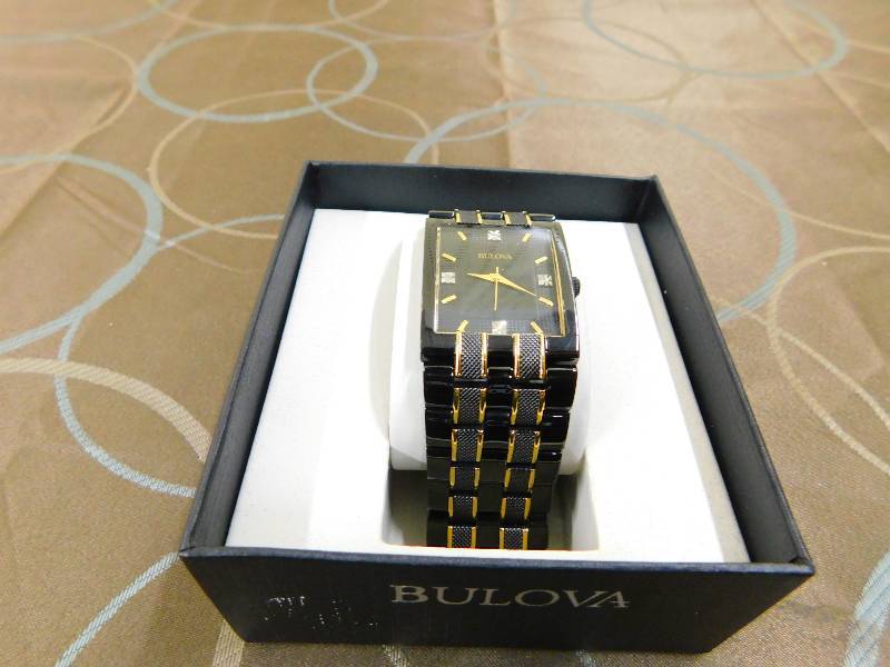Mens Bulova Citizen Blk WT, MSRP $375