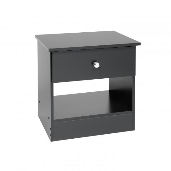 PRE Edenvale 1Dwr Nightstand Black, MSRP $89.99