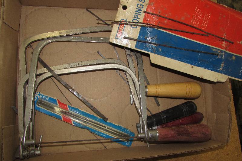 lot 231 image: COPING SAWS AND BLADES