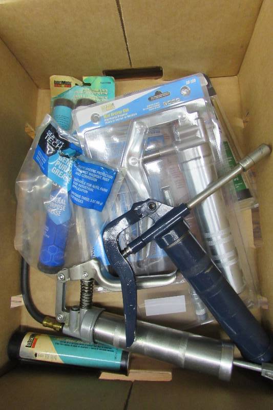 lot 241 image: GREASE AND GREASE GUNS