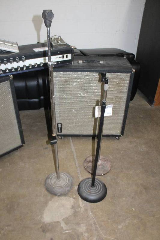 lot 19 image: Lot of (3) Microphone Stands