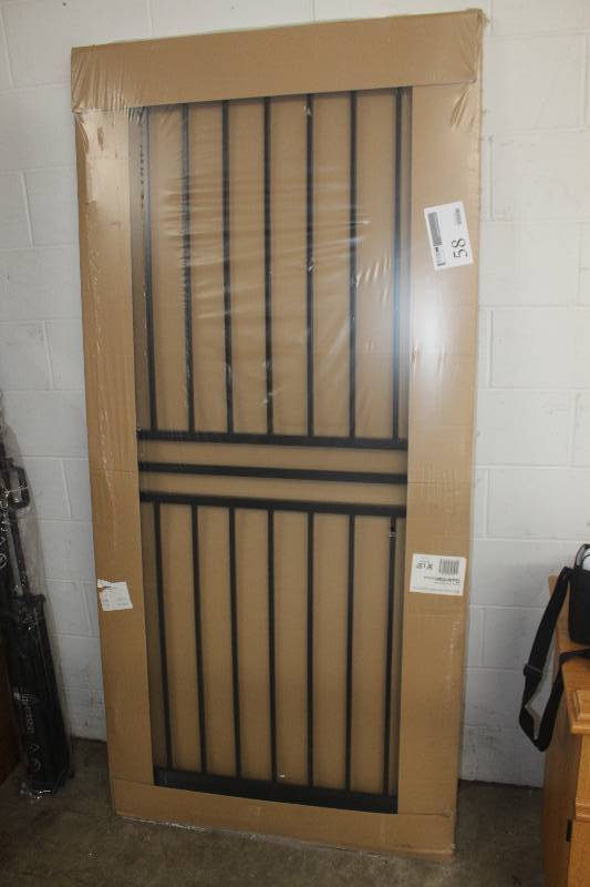 lot 58 image: Unique Home Designs Guardian Steel Security Door
