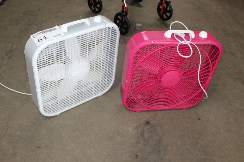 lot 64 image: Lot of (2) Box Fans