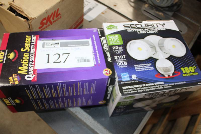 lot 127 image: Security Motion Lighting