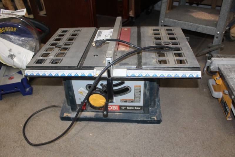 lot 123 image: Ryobi 10in. Table Saw