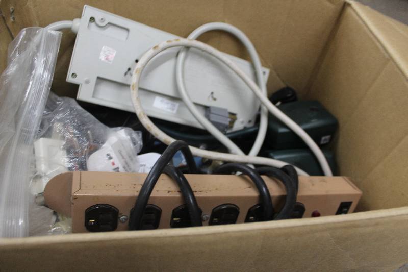 lot 115 image: Surge Protectors, Misc Electronic Components