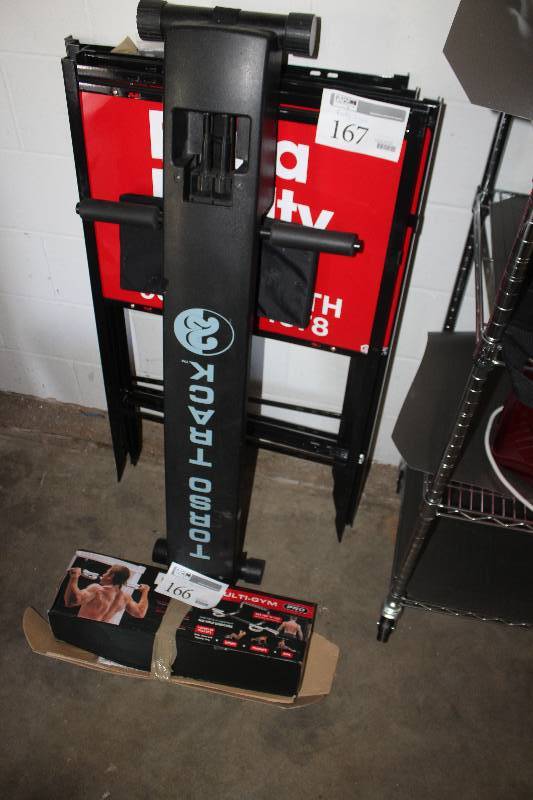 lot 166 image: Exercise Equipment Includes Torso Track 2, Multi-Gym Pro