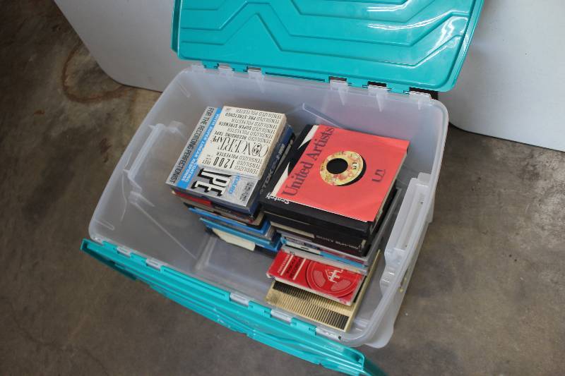 lot 180 image: Reel-to-Reel Tapes, Misc 45 Records