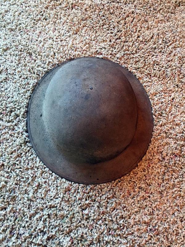 lot 19 image: WW2 helmet