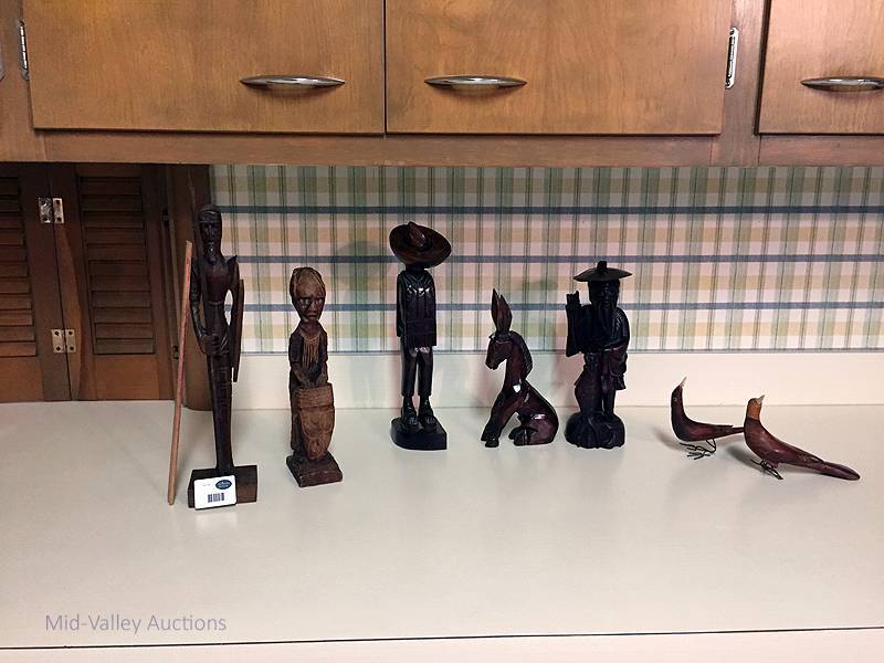 lot 56 image: Wood Carvings