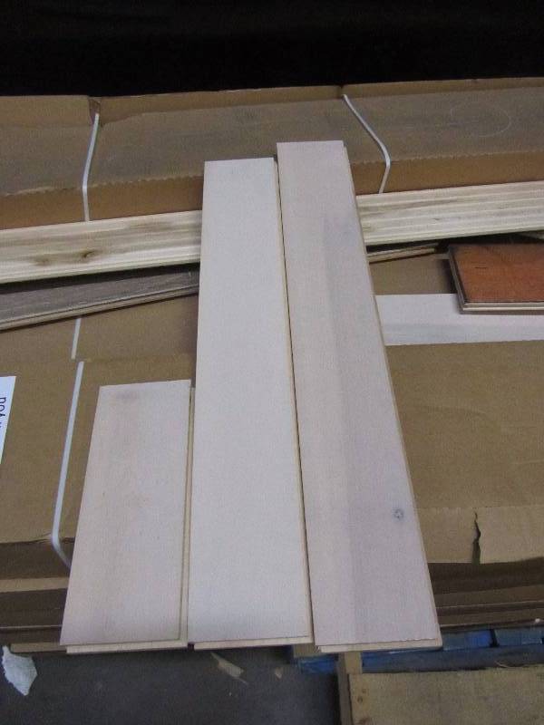 18 Boxes of Frosted Vintage Maple Cabin Grade Wood Flooring