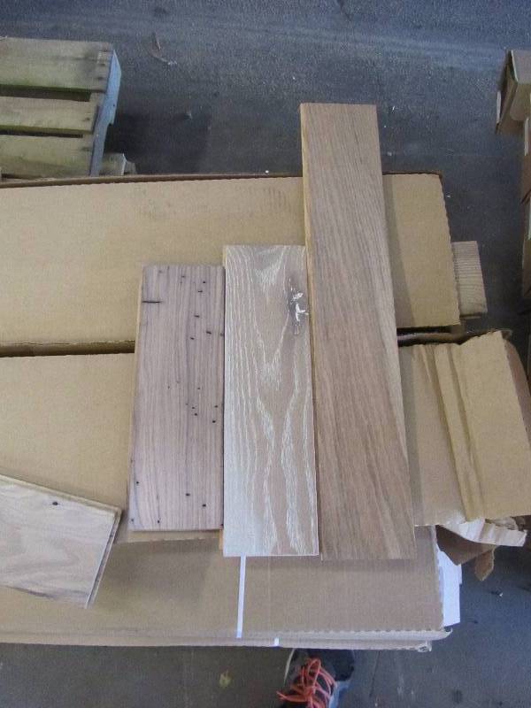 8 Boxes of Scraped Oak Flint Cabin Grade Wood Flooring