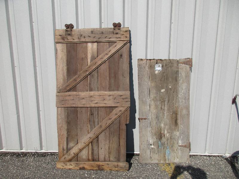 Antique barn doors