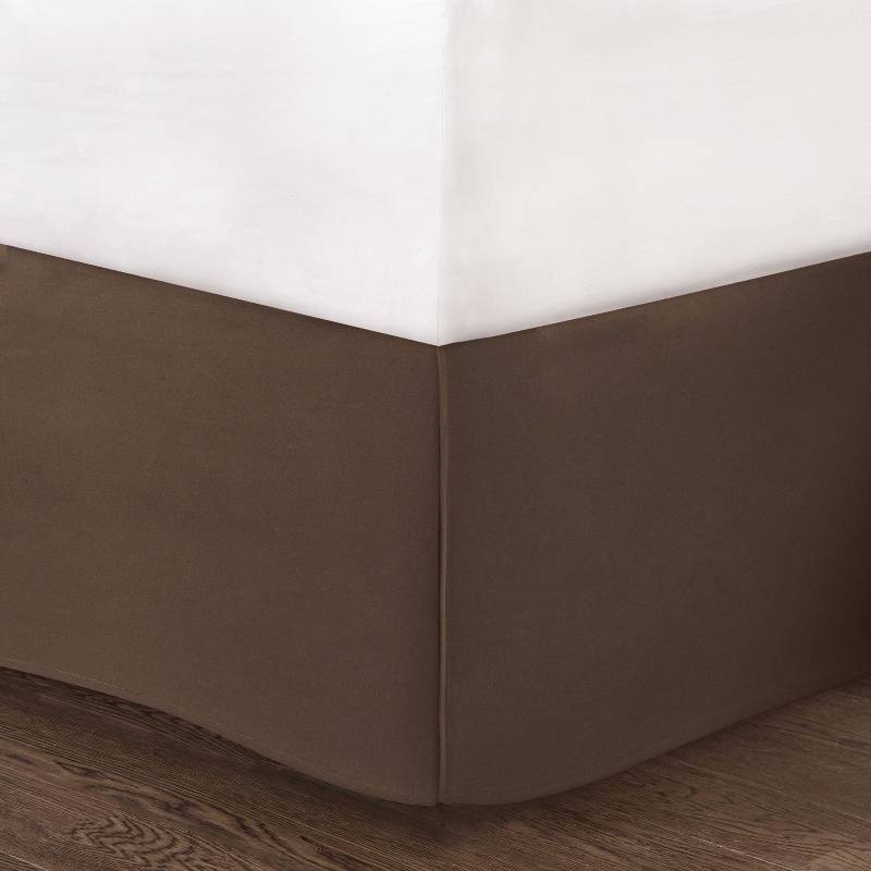 Queen Size Lancaster 2 Cotton Rich 6-Pc. Sheet Set 1000TC  alcove Solid Color Dust Ruffle - Twin