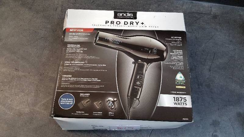 Andis Pro Dry Tourmaline Ceramic Ionic Hair Dryer