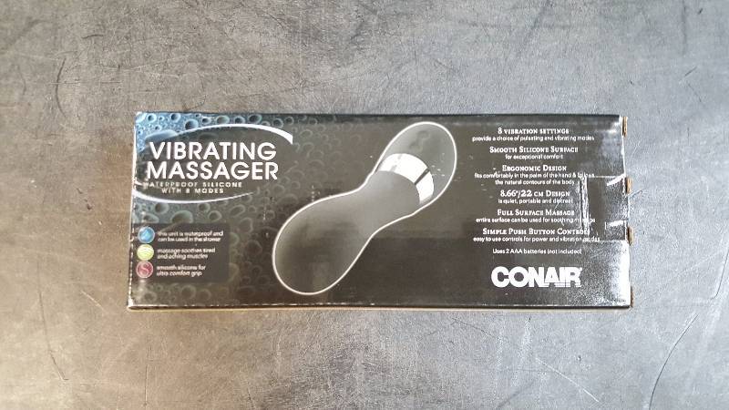 Conair Waterproof Vibrating Wand Personal Massager - Black