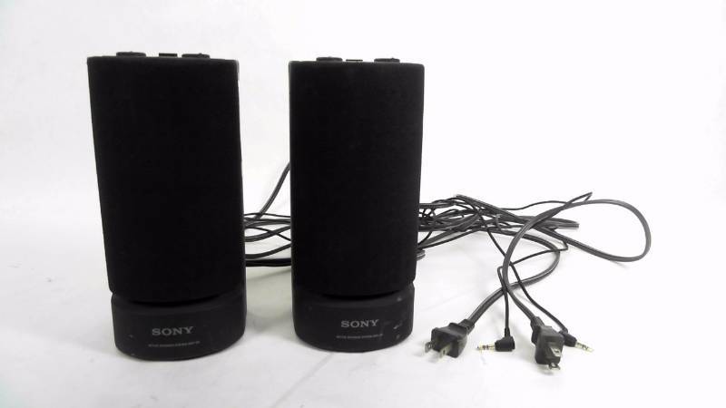 Lot of 2 - Sony Computer Audio Speakers SRS-88 | Electronics, Speakers,  Tools, Clothing, Curtains, Household Items, Bedding, Sheet Sets - In  Crystal MN | K-BID