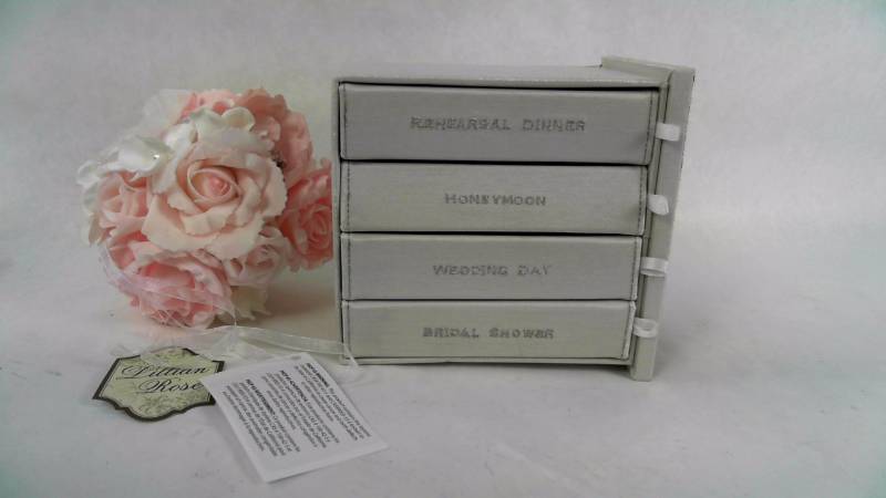Two Photo Albums, Wedding Photo Storage Box 
