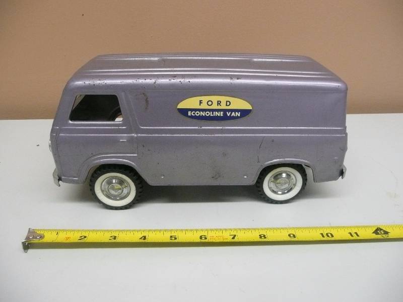 Vintage Nylint Ford Econoline Van Truck Pressed Steel Toy
