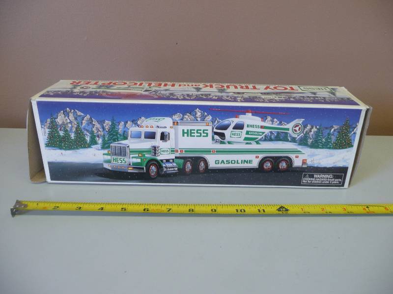lot 75 image: HESS - TOY TRUCK & HELLICOPTER - STILL IN BOX - SEE PICTURES