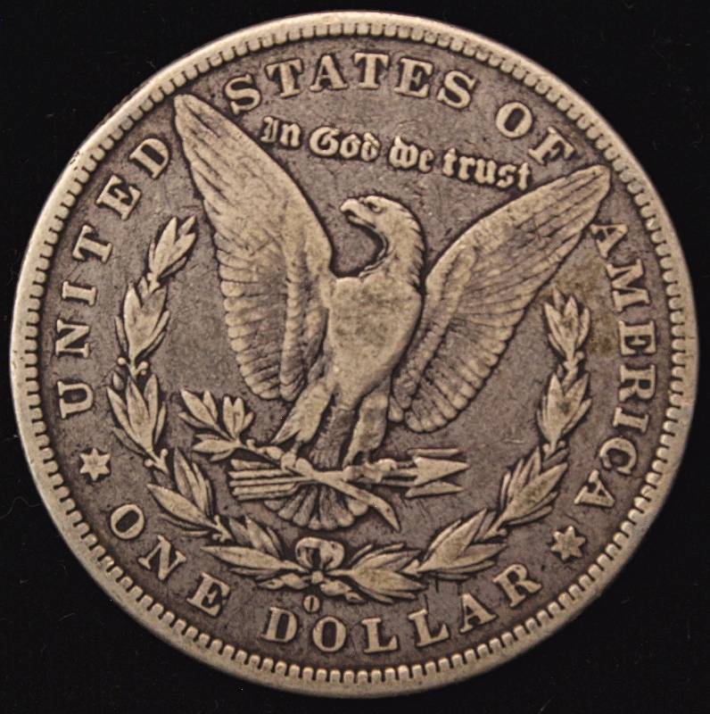 1881-O MORGAN SILVER DOLLAR VF