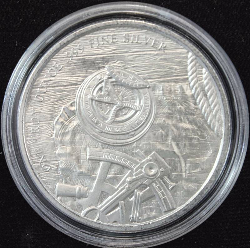 1 TROY OZ. .999 FINE SILVER PROSPECTOR IN AIRTITE HOLDER