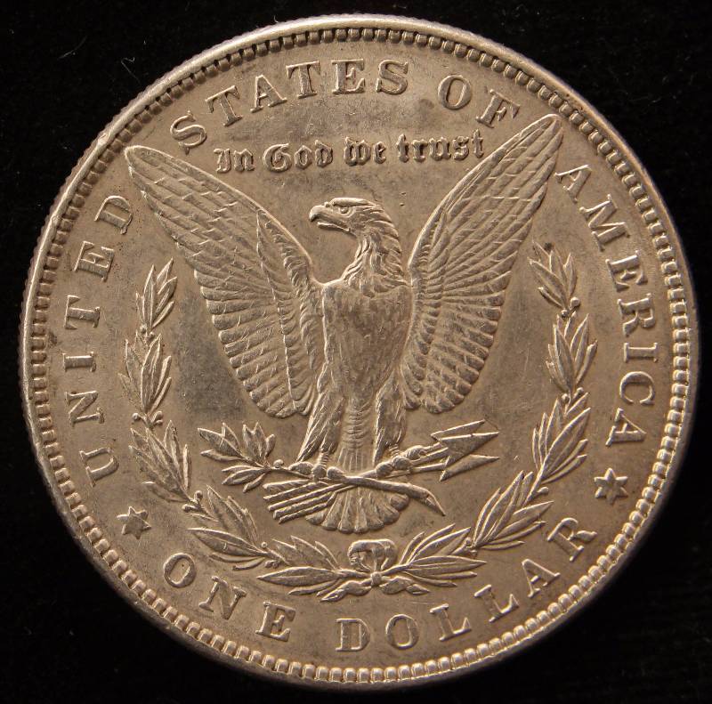 1886 MORGAN SILVER DOLLAR UNC DETAILS