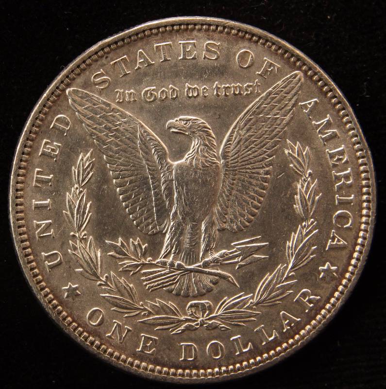 1898 MORGAN SILVER DOLLAR UNC.