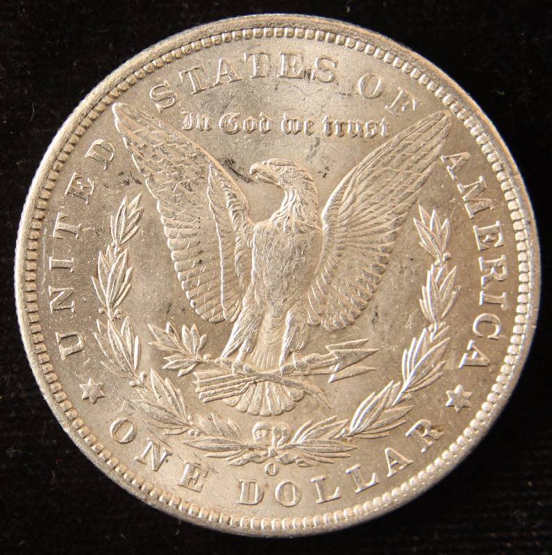 1885-O MORGAN SILVER DOLLAR BU UNC