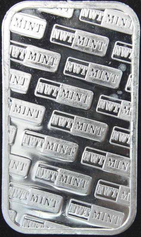 1 TROY OZ. .999 FINE SILVER BAR NWT MINT