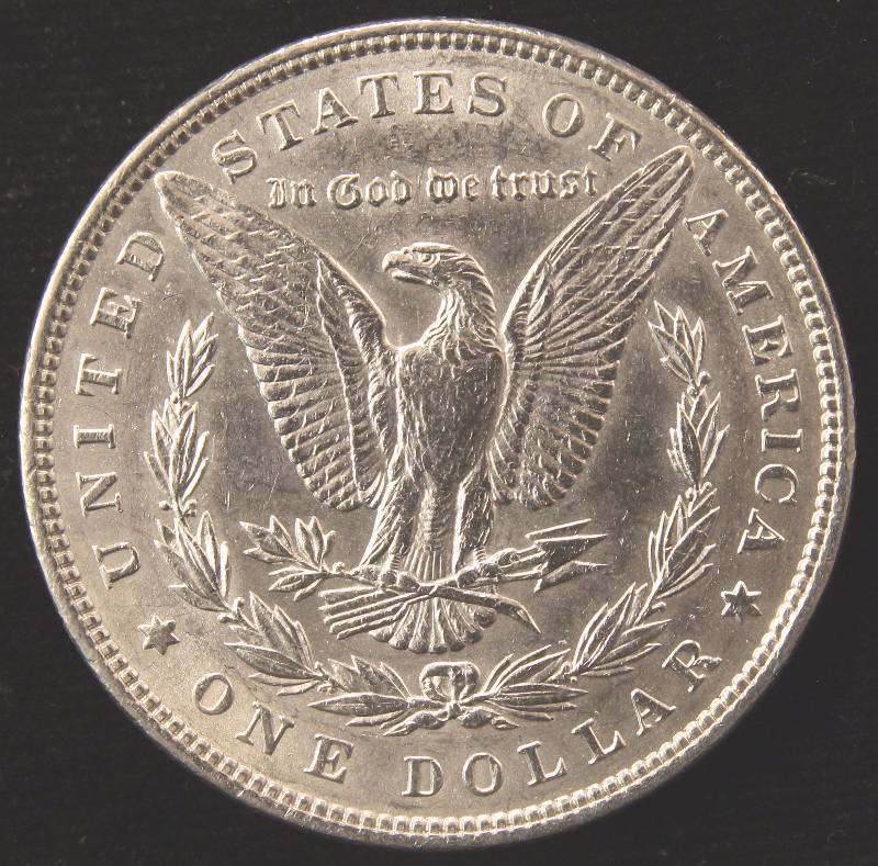 1897 MORGAN SILVER DOLLAR AU DETAILS