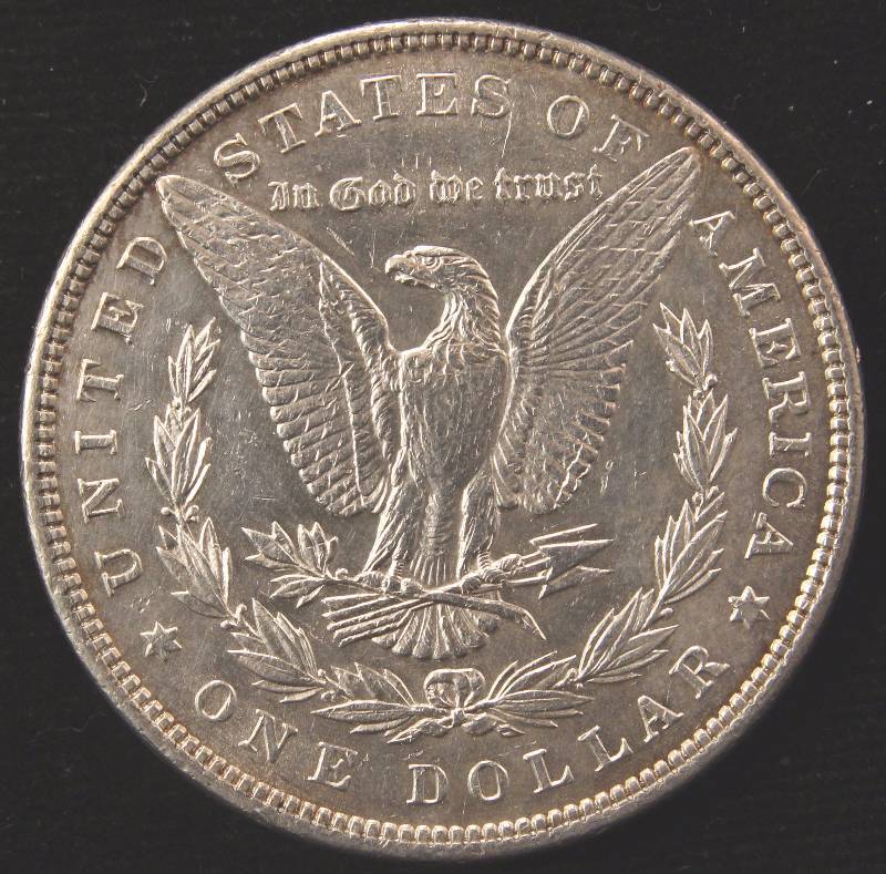 1896 MORGAN SILVER DOLLAR BU UNC DETAILS