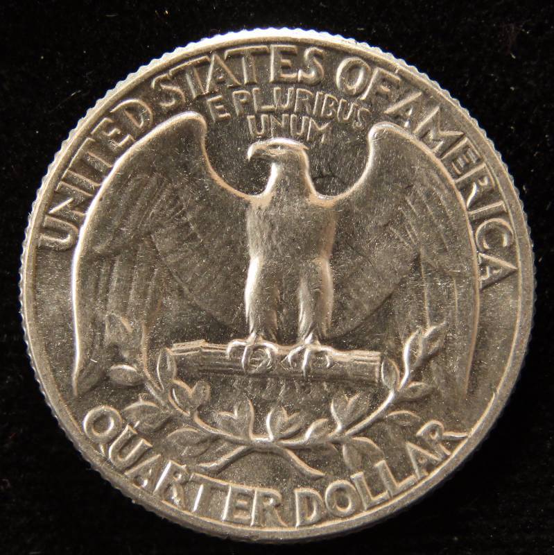 1964 WASHINGTON SILVER QUARTER BU