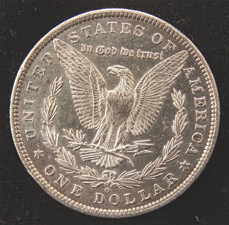 1883-O MORGAN SILVER DOLLAR BU UNC DETAILS