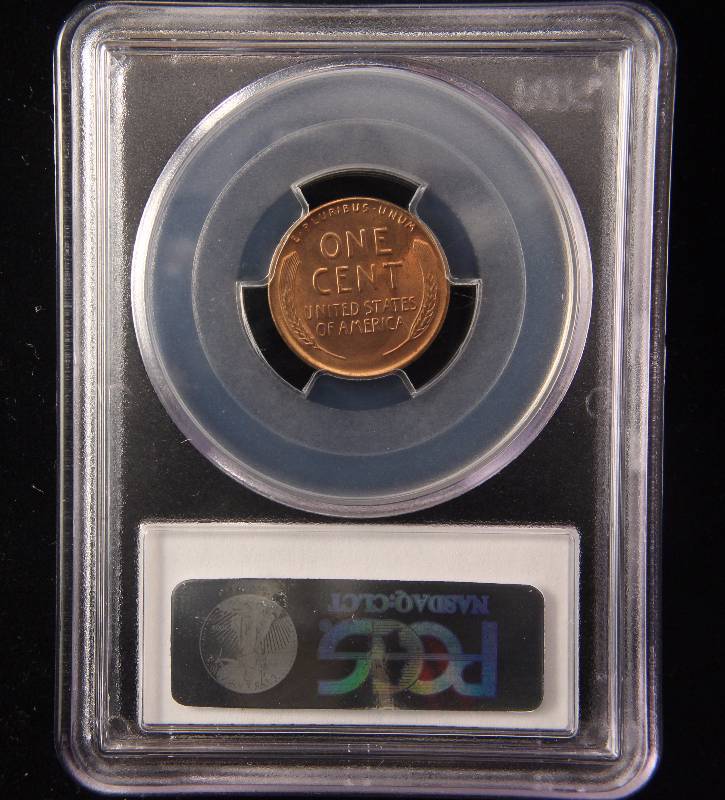 1939 US WHEAT CENT HIGH GRADE MS66 RED PCGS