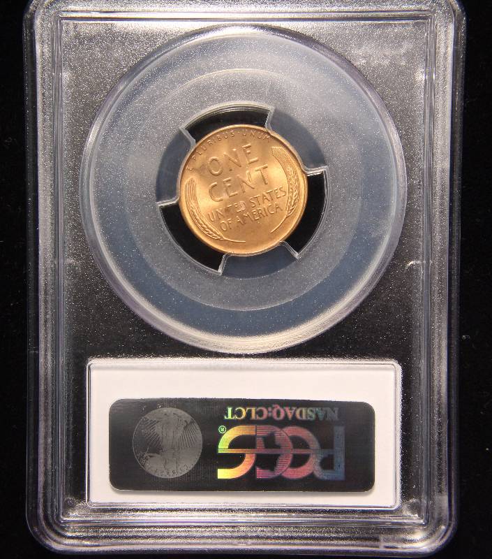 1947-S WHEAT CENT HIGH GRADE MS65 RED PCGS