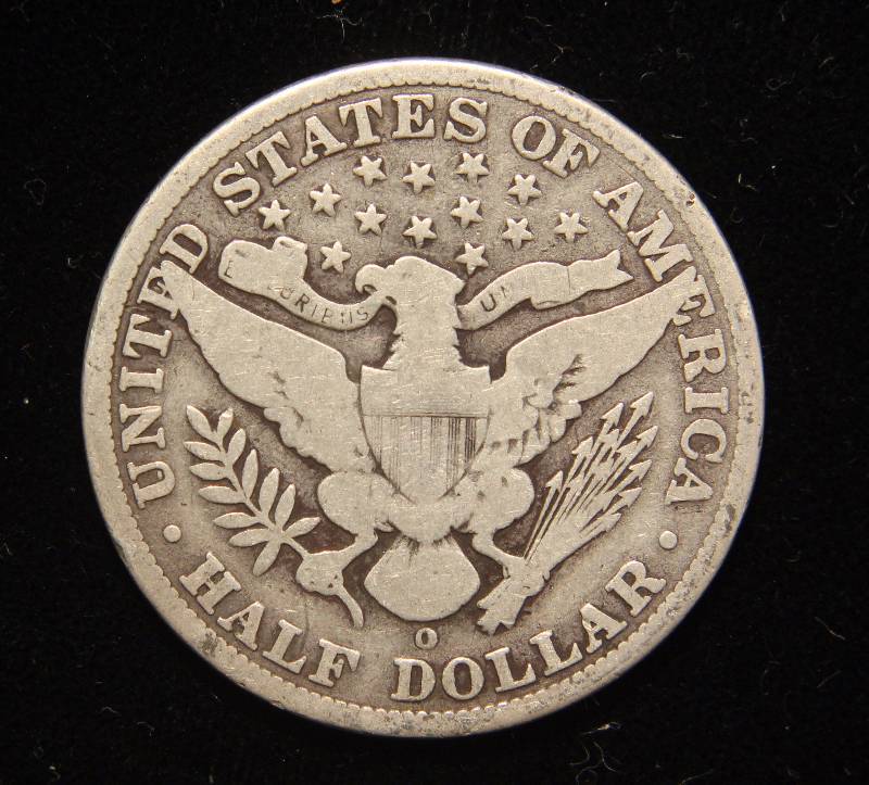 1908-O BARBER SILVER HALF DOLLAR G