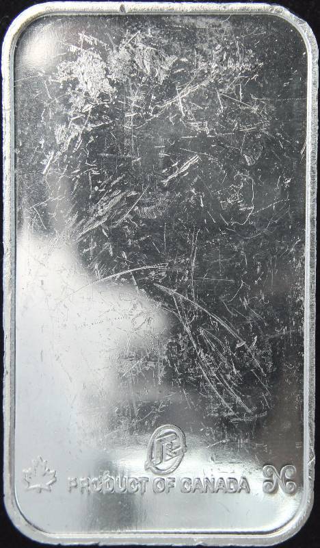 1 TROY OZ. .999 FINE SILVER BAR NATIONAL REFINERS