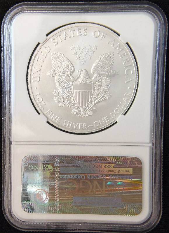 2013 AMERICAN SILVER EAGLE 1 TROY OZ. .999 FINE SILVER MS69 NGC EARLY RELEASES