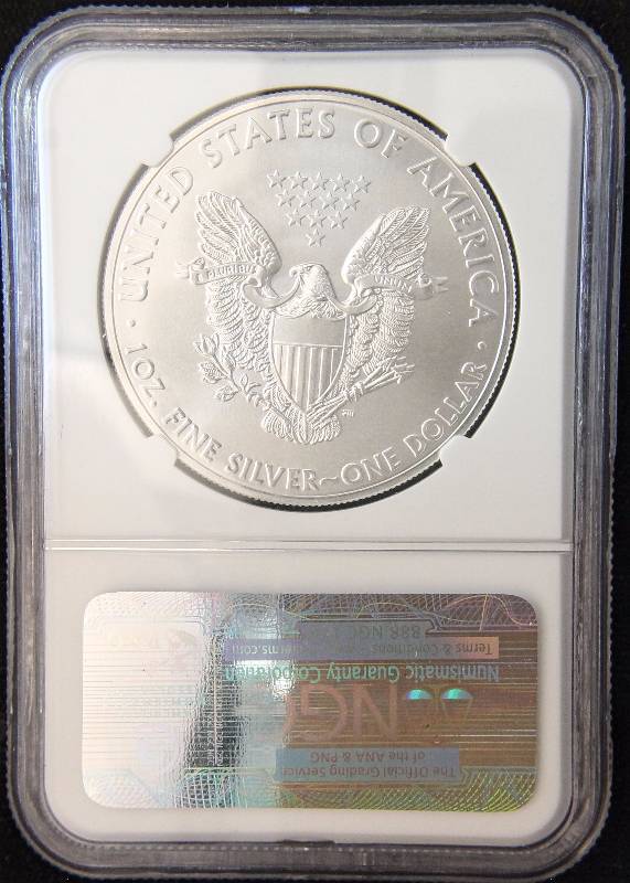 2015 AMERICAN SILVER EAGLE 1 TROY OZ. .999 FINE SILVER MS69 NGC EARLY RELEASES