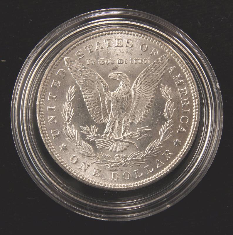 1882 MORGAN SILVER DOLLAR BU UNC IN  AIRTITE HOLDER