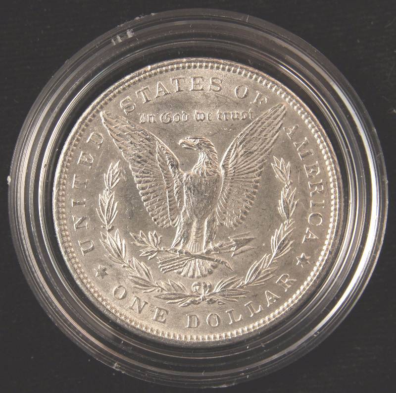 1898 MORGAN SILVER DOLLAR BU UNC IN AIRTITE HOLDER