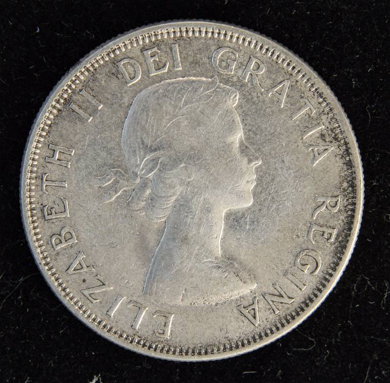 1956 CANADA SILVER HALF DOLLAR