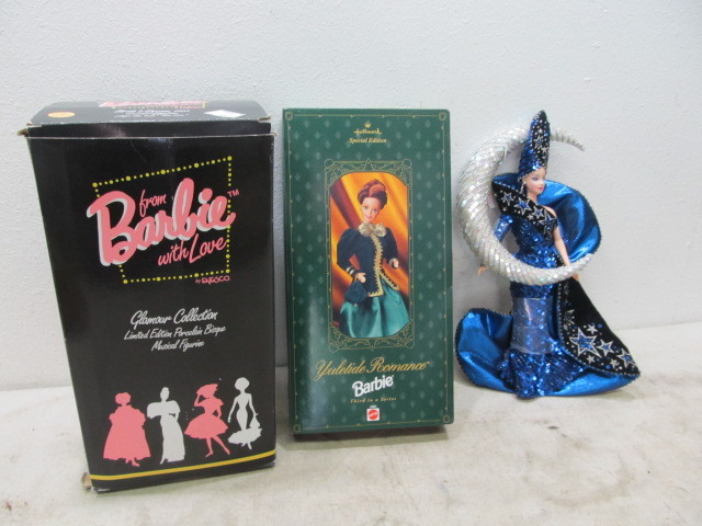 lot 21 image: 2 MINT IN BOX & Moon Goddess Barbie
